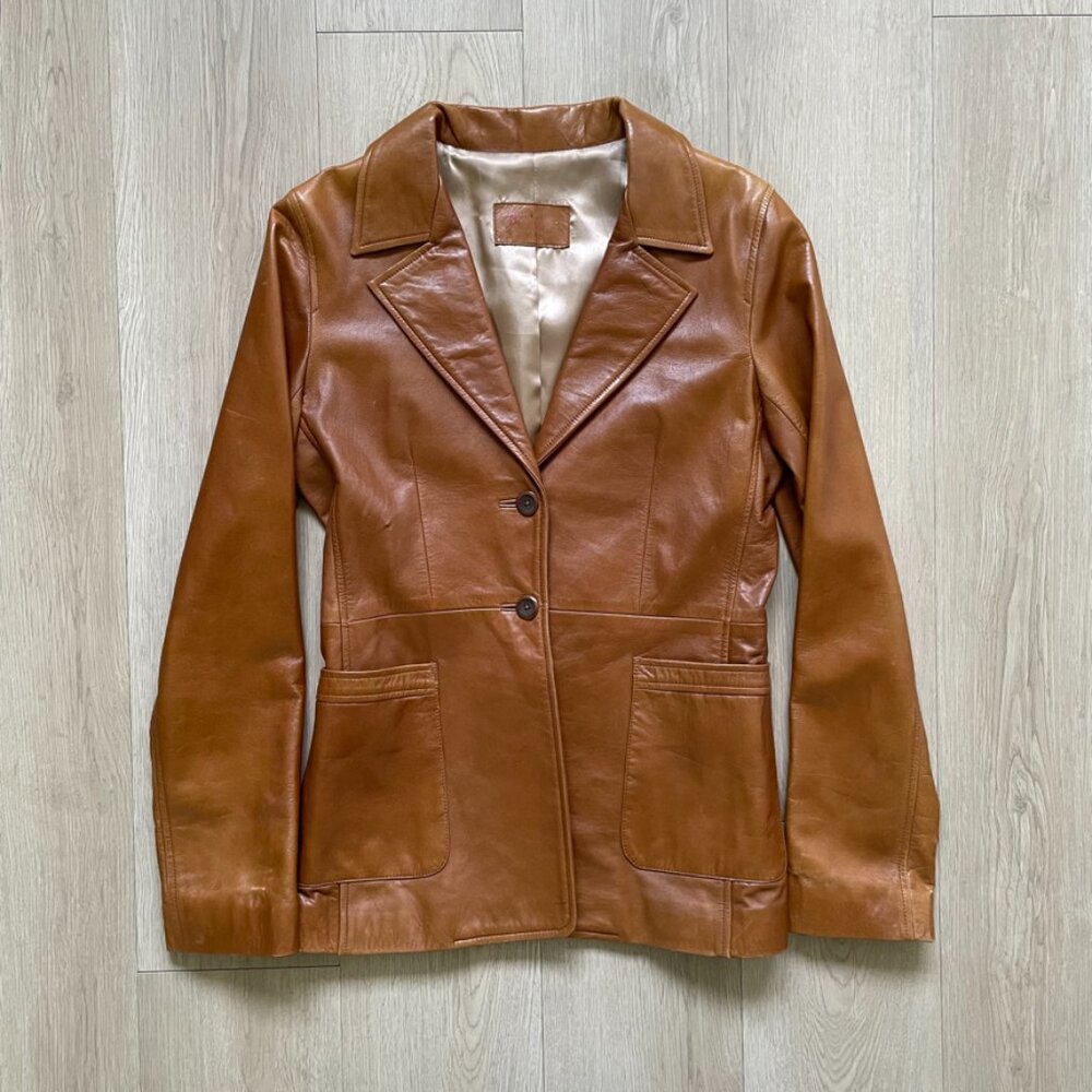 70s Vintage Women's Leather Jacket